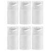 Travel 50 mL Lotion Dispenser, White Plastic Airless Pumps for