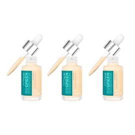 3 x Maybelline New York Green Edition Superdrop Tinted Oil Foundation 20ml - Shade 10