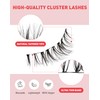 Natural Eyelashes Wispy Cluster Eyelashes C Curl DIY Eyelash Extensions