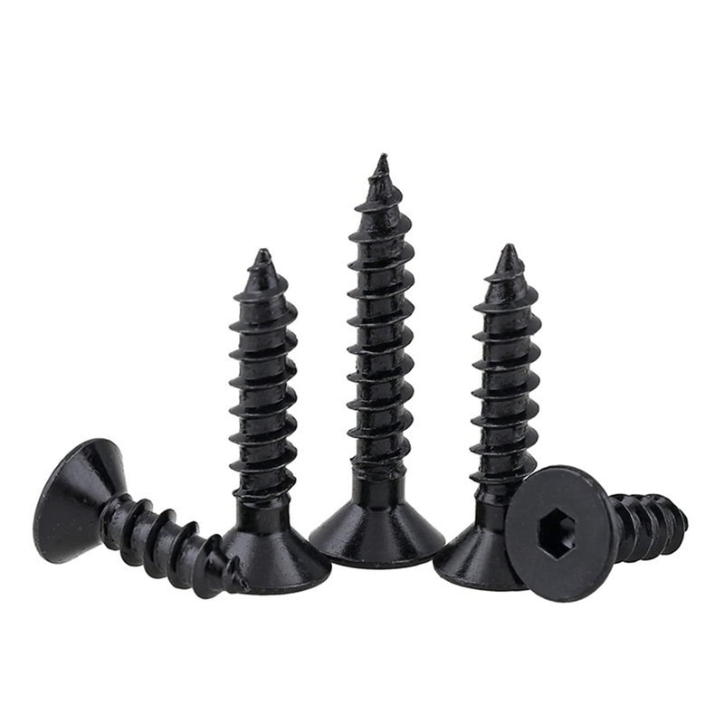 MACHSWON 50 PCS Hex Head Screw Bolts M5*25mm Carbon Steel