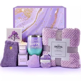 Regalos de Cumpleaños para Mujeres,Regalos del Día de la Madre，Cuidado Personal Canasta de Spa Relajante para Mujer,Caja de Regalos,Regalo de Navidad para Ella Mejor Amigas, Mamá, Hermana,Pareja