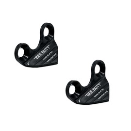 MKS (Migashima Seisakusho) Bee Butt Black (Retaining Type Kick Parts) 1 Set of 2