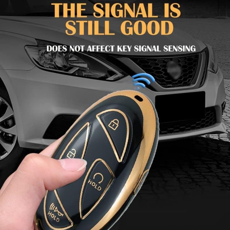 MEDZUK 4 Colours Key Case, Compatible with Hyundai Kona SX2