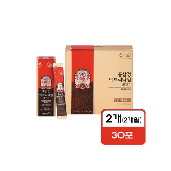CheongKwanJang Red Ginseng Extract Everytime Balance 10ml 30 packets x