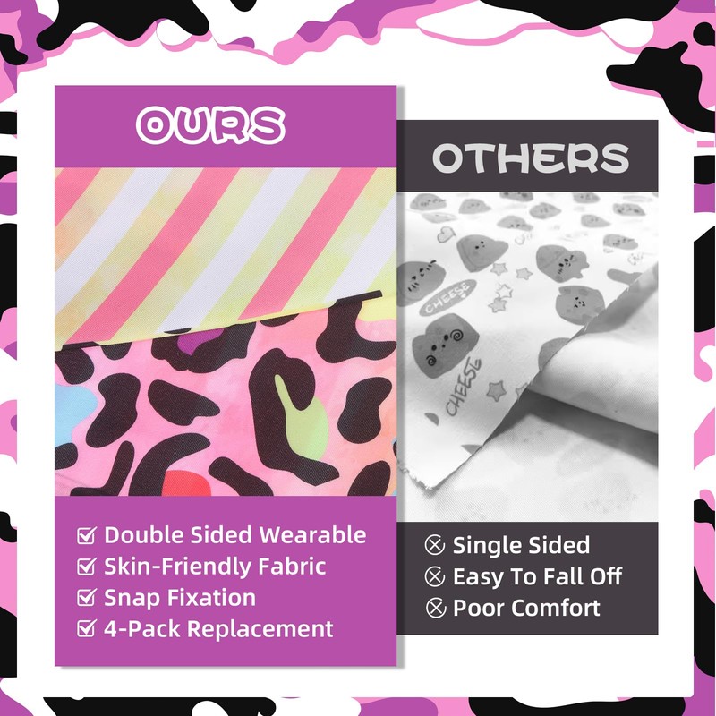 PAWCHIE Dog Bandanas Small Reversible Styles Pet Triangle Scarf Bibs