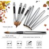 Fuumuui Travel Brush Set Professional Kolinsky Brush for Watercolour Acrylic