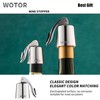 WOTOR Wine Stoppers Stainless Steel Wine Bottle stopper Plug with