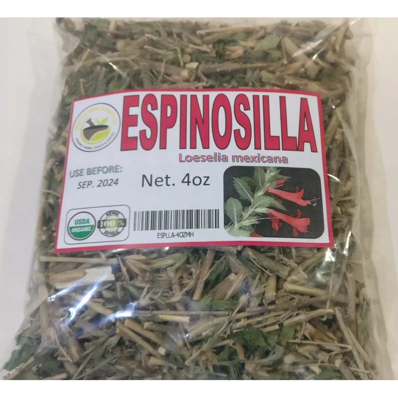 Mexicanherbs 4oz Espinosilla Loeselia Mirto rojo Hierba de la virgen