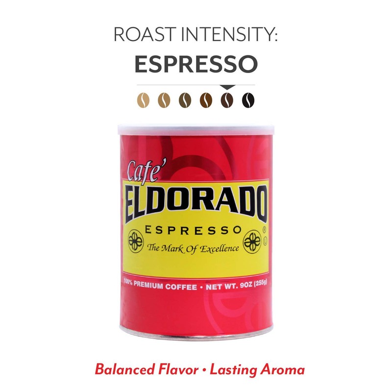 Eldorado Coffee Roasters Finely Ground Dark Roast Espresso - Café