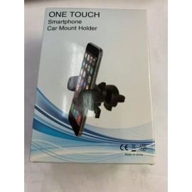 One Touch Smartphone Car Mount Holder - Black