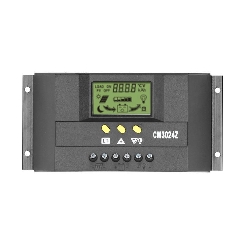 CM3024Z PWM Solar Charge Controller LCD Display Solar Panel Intelligent