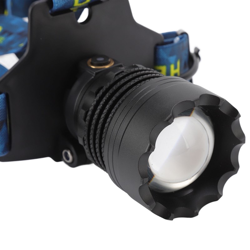 USB Headlamp 3000lm Waterproof 90 Degree Adjustable Hands Free Rechargeable
