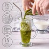 CAMATET Matcha Bowl and Whisk Holder Set, Glass Matcha Bowl