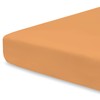 Pizuna Travel Cot Fitted Sheet 60 x 120 cm, Apricot