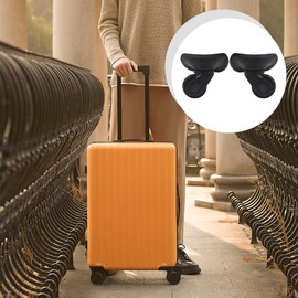 Bstinay W041 Left Right Swivel Luggage Replacement Wheels w/Rubber Bands Screwdriver Pack of 4