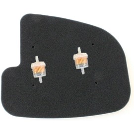 HQparts Air Filter For Kawasaki 2002 Prairie 650 ATV air filter element KVF650 Replace part number 11013-1287 Fuel Filter