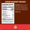 iLike! Sour Gummy Bears Candy, Gelatin-Free Blue Raspberry Teddies, 2-Pound