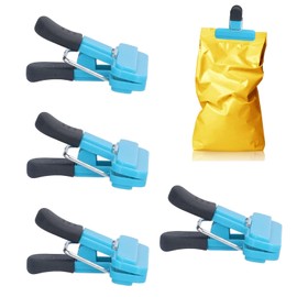 Topyond Clips for Chip Snack Bags 10Pcs Sealing Grip Keep Food Dry Bag Clips for Food Storage Food Clips Multifunctional Non Slip Clip for Kitchen(S)