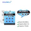 CELEWELL 6 Pack DL1/3N CR1/3N 3V Lithium Battery 170mAh【7-Year Warranty】