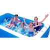 215cm Alberca Inflable Rectangular Para 3-5 Personas Try Me Azul