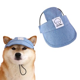 Dog Hat, Ears, Summer, UV Protection, Dog Hat, Baseball Cap, Cat, Dog Hat, Sun Visor, Pet Hat, Sun Protection, Heatstroke, UV Protection, Small Dogs, Medium Dogs, Outings, Walks, Outdoors, (M)