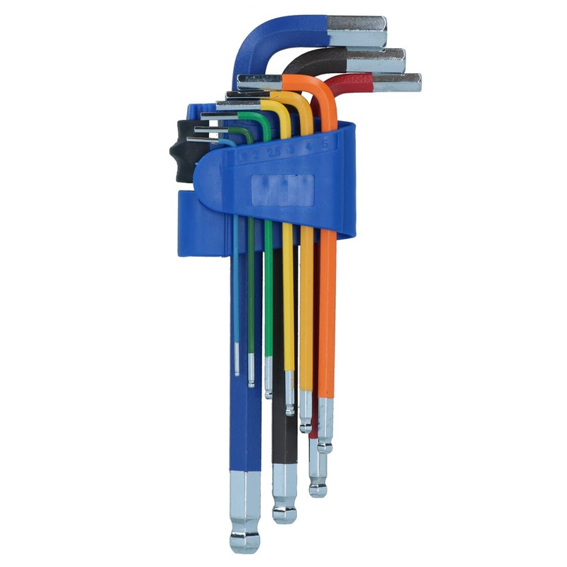 AB Tools 9pc Long MM Allen Hex Ball Ended Keys