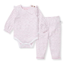 Burt's Bees Baby Unisex Baby Bodysuit & Pant Set, 100% Organic Cotton