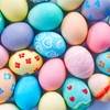 Menkxi 120 Pcs Plastic Easter Eggs with Clear Cartons for