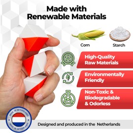 PrfcNL IQ Test Cubes (Natural Edition) – 9 Kohs Cubes, Practice for Block Design Test, WAIS IV and WISC V Tests