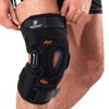 T TIMTAKBO Hinged Knee Brace,GEL Patella Support with Removable Dual