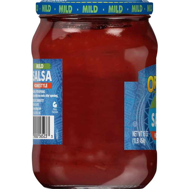 Ortega Salsa, Mild Salsa, 16 Ounce (Pack of 12)