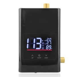 2025 Upgraded Tankless Water Heater Electric 110V Under Sink Small Hot Water Heater On Demand for Kitchen Bathroom 3000W Large Screen Black