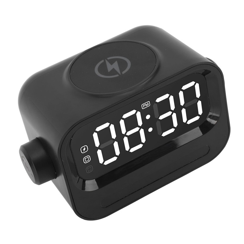 3 in 1 Digital Alarm Clock LED Display 15W 2