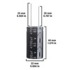 ALLECIN 4700uF 63V 22x40mm Electrolytic Capacitor 4700 UF MFD 63
