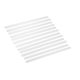 12 cintas antideslizantes de seguridad: cinta de agarre duradera y antideslizante para escaleras y suelos. Fácil instalación: despega y pega. Ideal para bañeras, duchas y zonas húmedas.