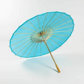 Asian Import Store, Inc. 32" Water Blue Paper Parasol