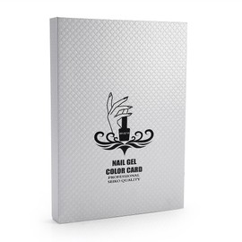 Nail Gel Colour Card - Nail Polish Display Book with Shelf 2 Types 216 Colours