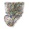 Hand Blown Mexican Drinking Glasses - Set of 6 Confetti