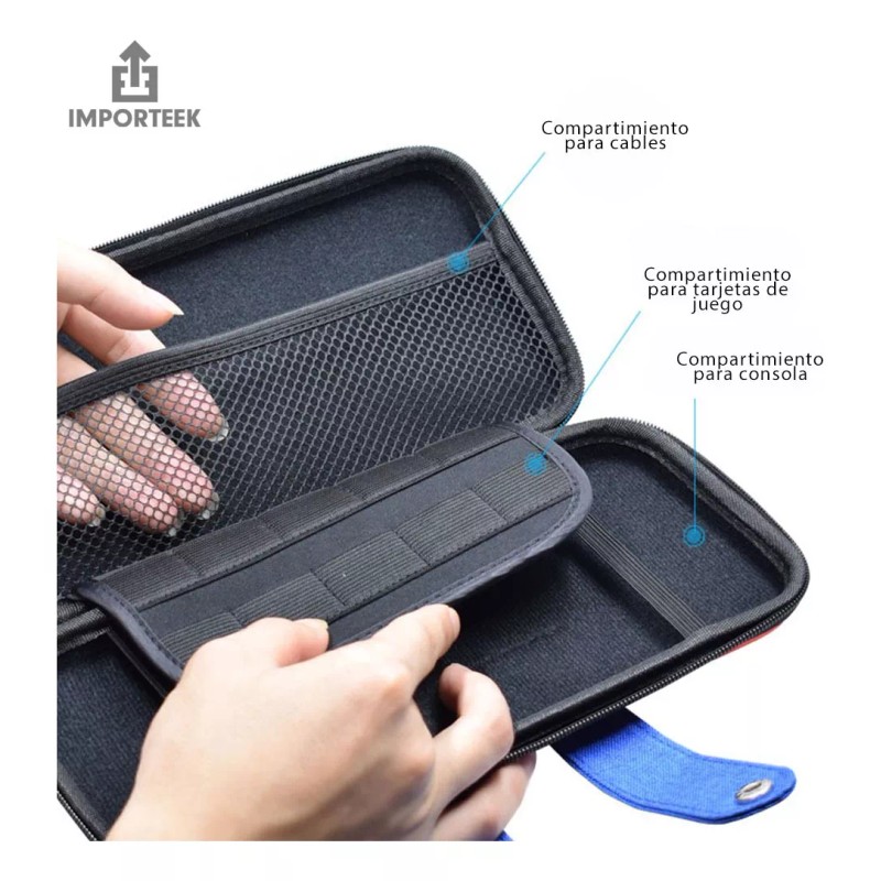 Importeek Estuche Funda Bolsa Organizador Cables Cargador Consola