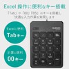 エレコム テンキー 有線 パンタグラフ 薄型 ブラック TK-TCP018BK