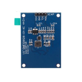 Hailege 1.5" SH1107 128x128 OLED Display Module 1.5" I2C IIC 4 Pin OLED Screen LCD Display White