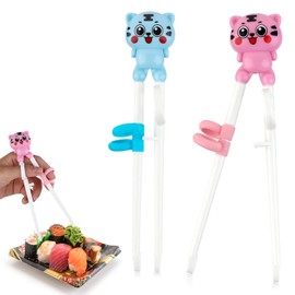 2 Pairs Cute Animal Training Chopsticks for Beginners and Adults