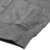 ZECO School Sweatshirt Cardigan Mid-Grey