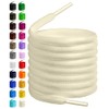 BIRCH's Oval Shoelaces 27 Colors Half Round 1/4" Shoe Laces