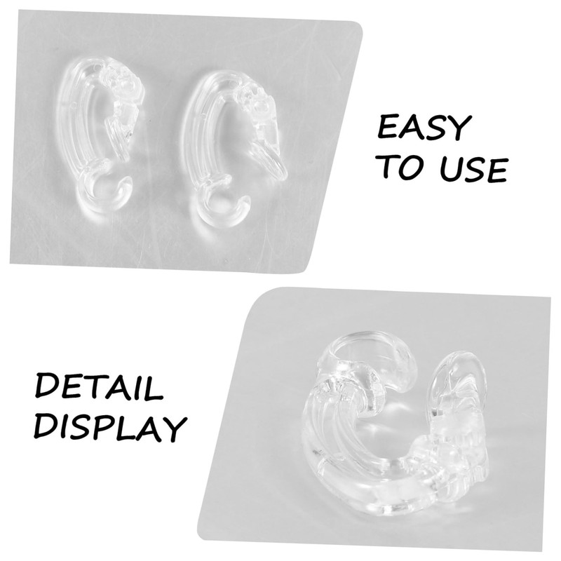 OHPHCALL 4pcs Slip Earbud Clips for Wireless Earphone Holders Secure