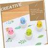 Operitacx 24pcs Shell Chick Eraser Erasers for Fun Mini Rabbit