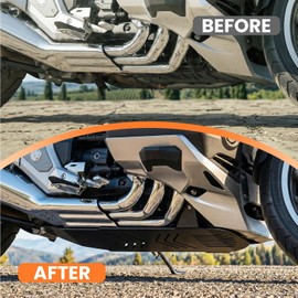 Motorcycle Engine Skid Plate Replacement for Honda Goldwing 1800 GL1800 2018-2025 Engine Chassis Guard Cover Bash Pan Frame Protector (Sliver)