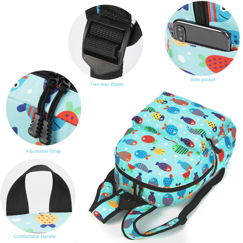 Kid Book Backpack Baby Child School Bag Kindergarten Canvas Daypack