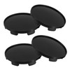 ULTECHNOVO 4pcs Wheel Center Caps for Car Outer Inner Sleek