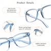 LifeArt Blue Light Blocking Glasses, Anti Eyestrain, Computer Reading Glasses,